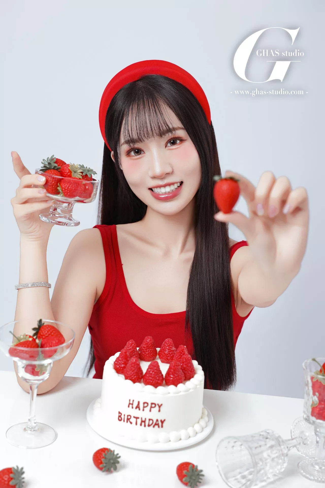 草莓生日寫真