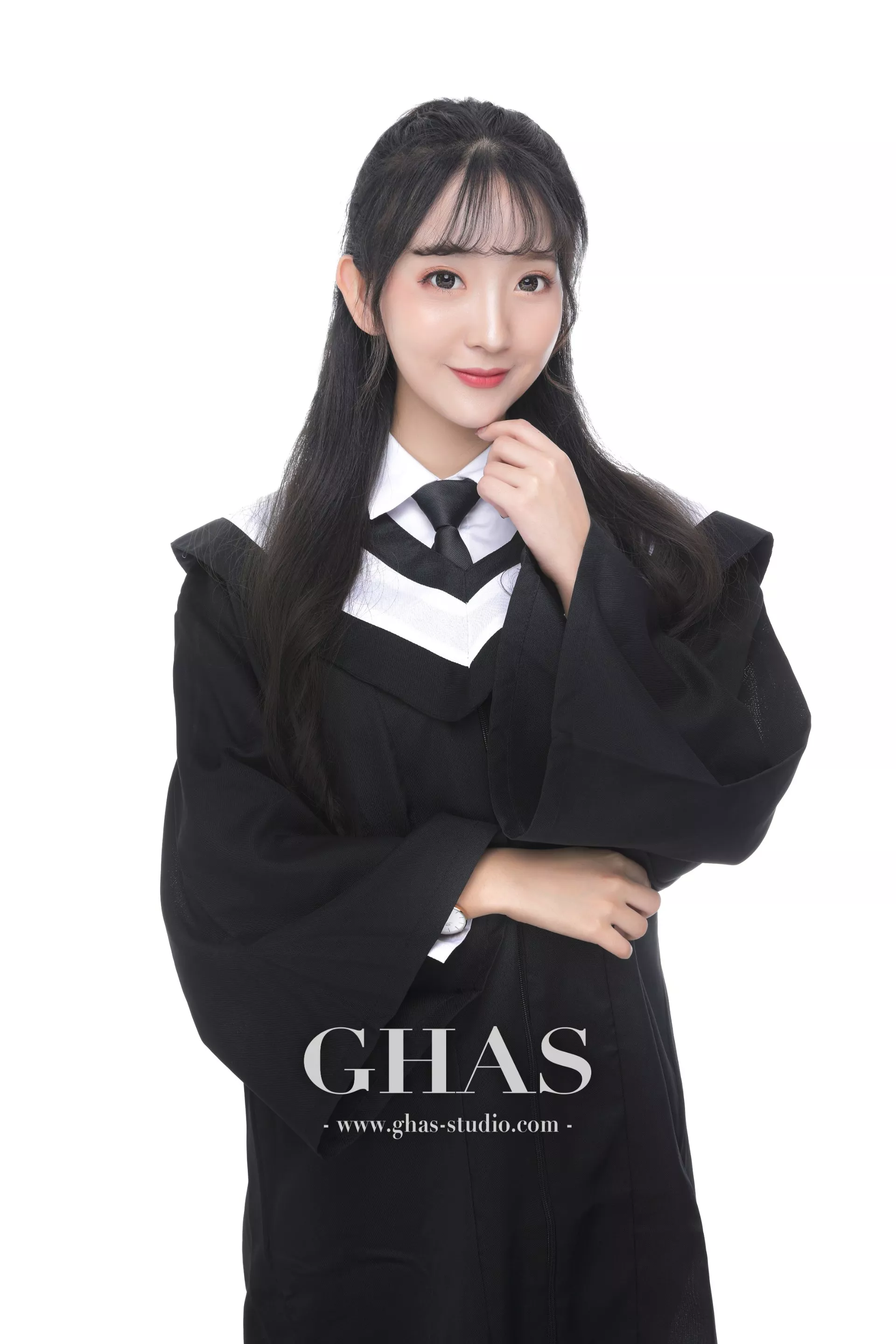 學士照-GHAS葛黑斯幸福攝影-桃園中壢美肌韓式證件照/面試履歷照/桃園專業形象照